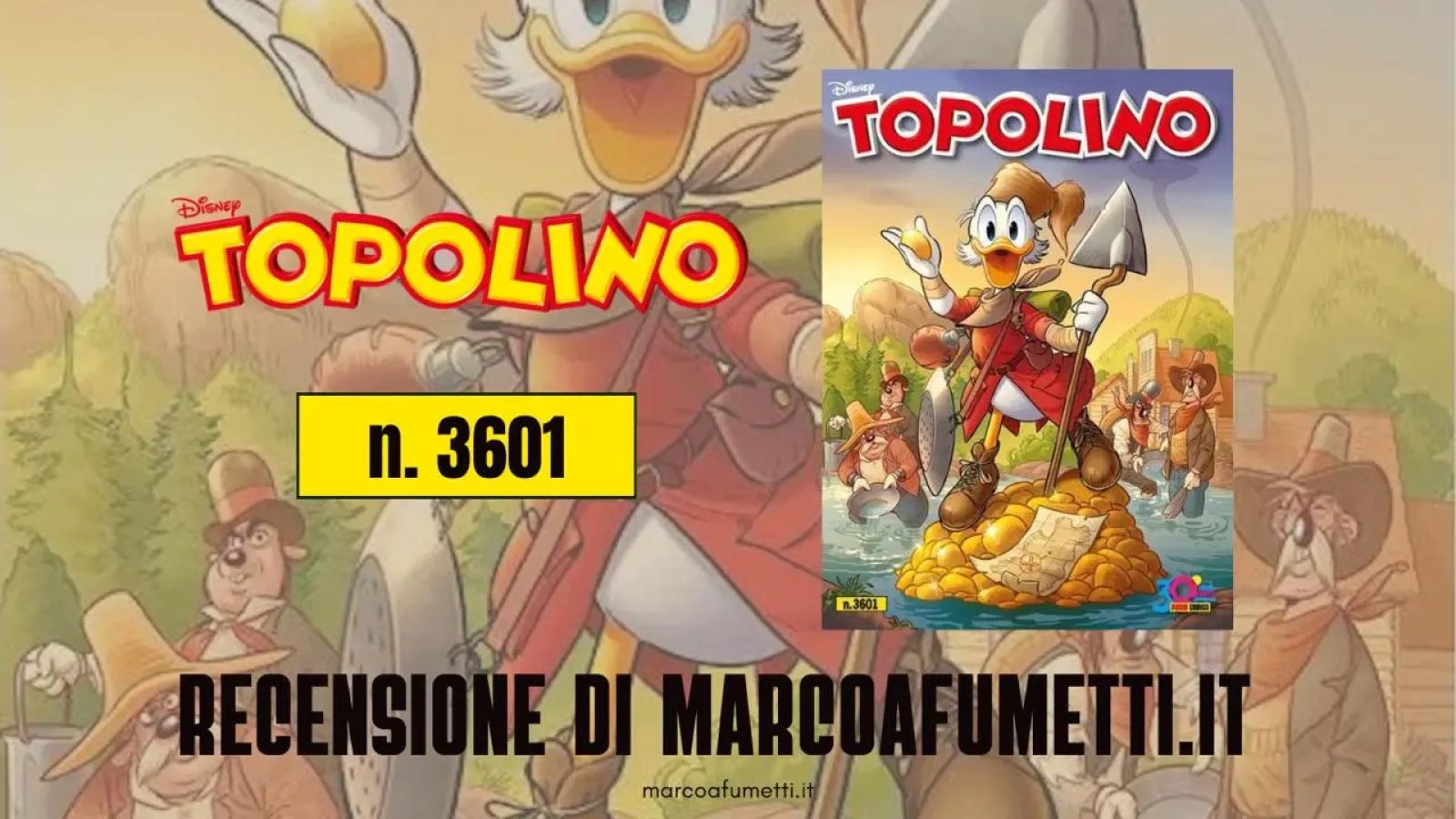 Topolino 3601 cover articolo