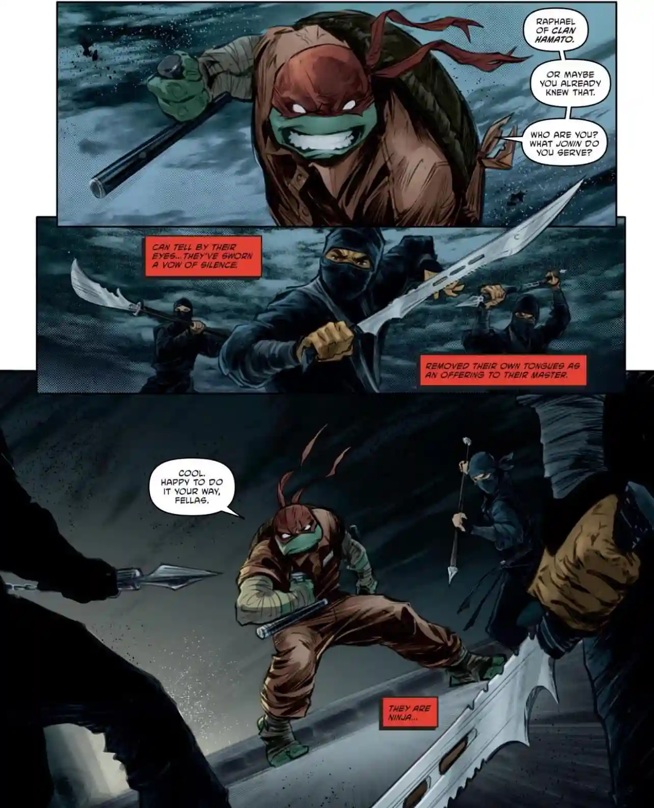 Teenage Mutant Turtles 1 di Jason Aaron tavola