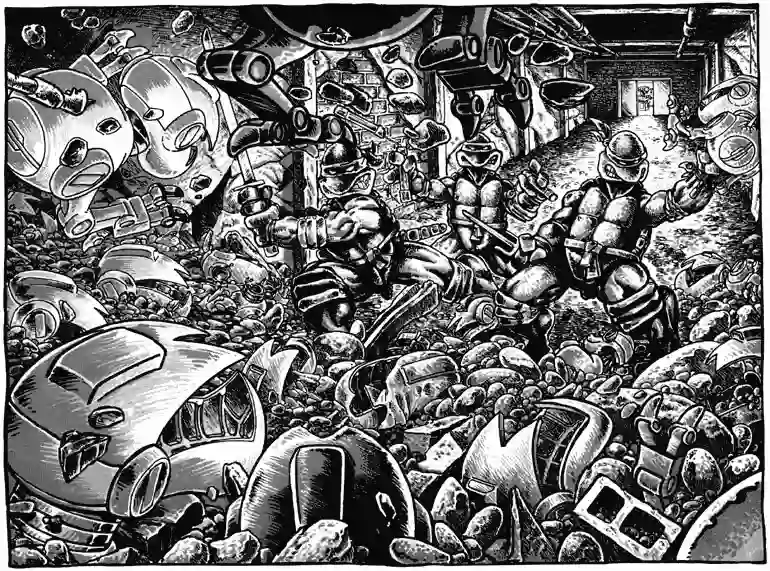 Teenage Mutant Turtles 1 tavola Eastman e Laird