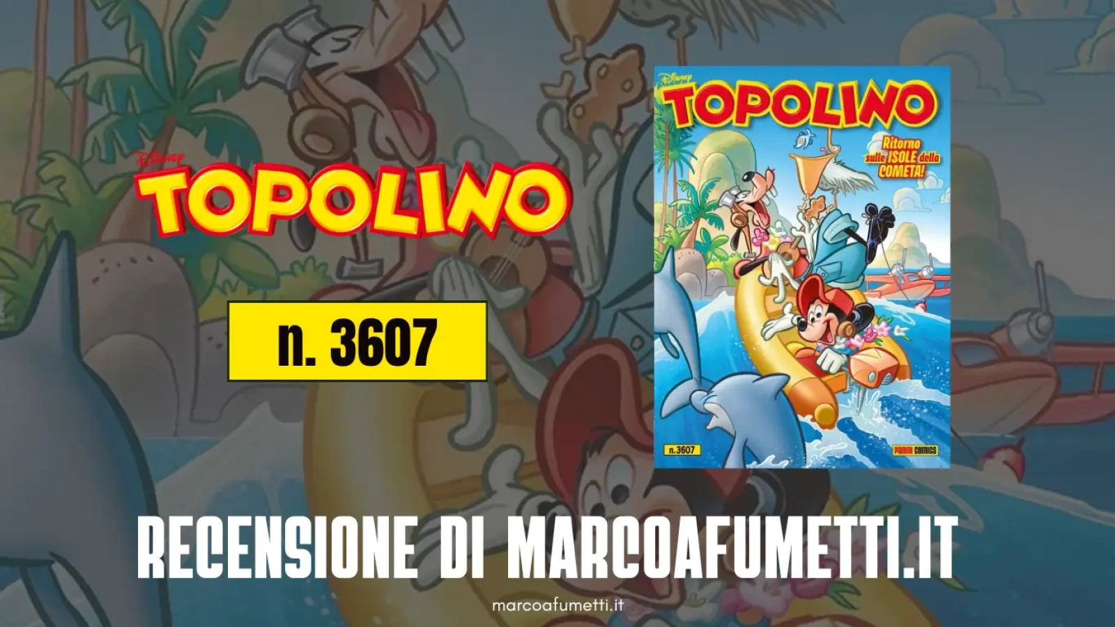 Topolino 3607 cover recensione marcoafumetti
