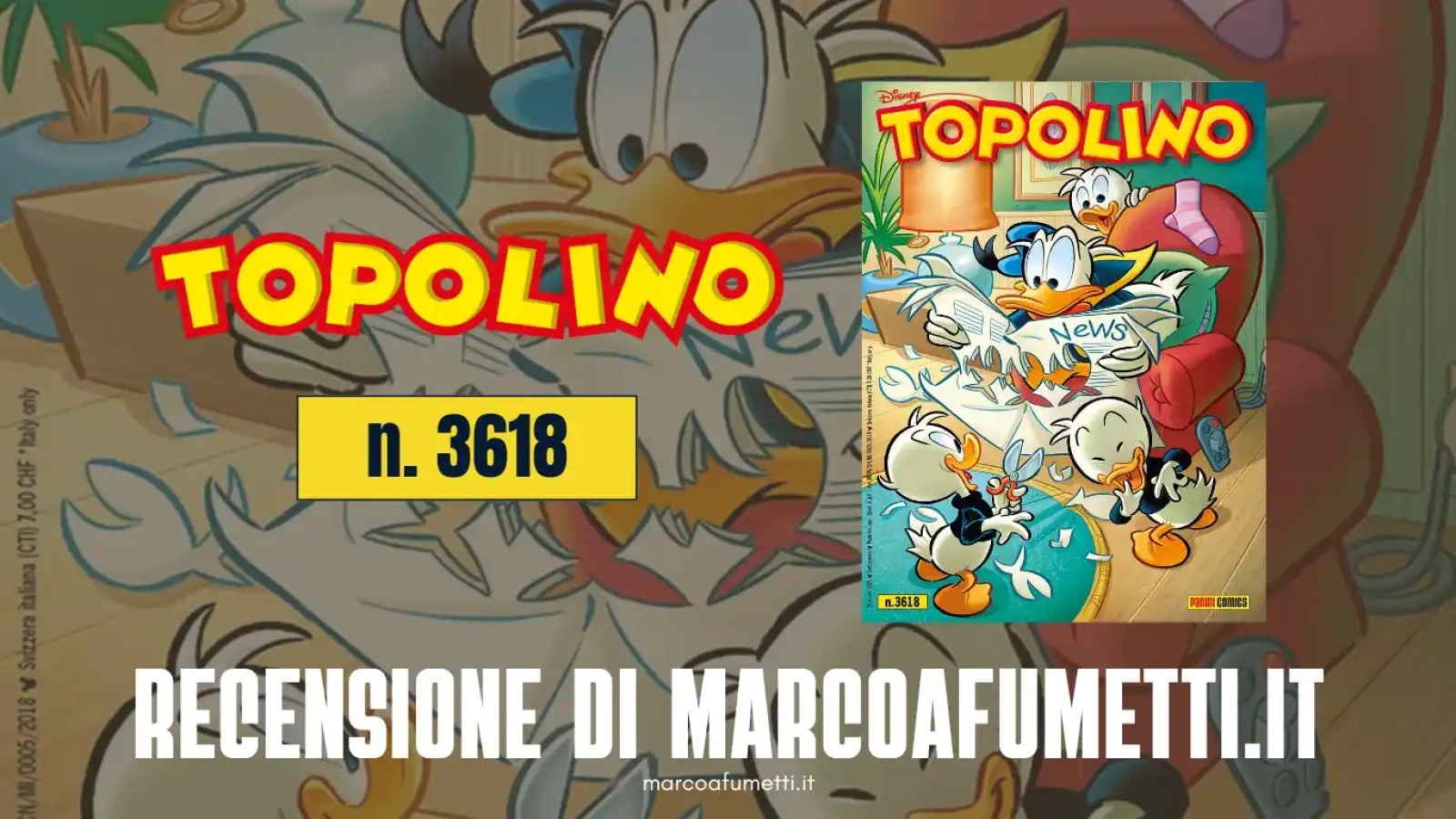 Topolino 3618 cover recensione marcoafumetti