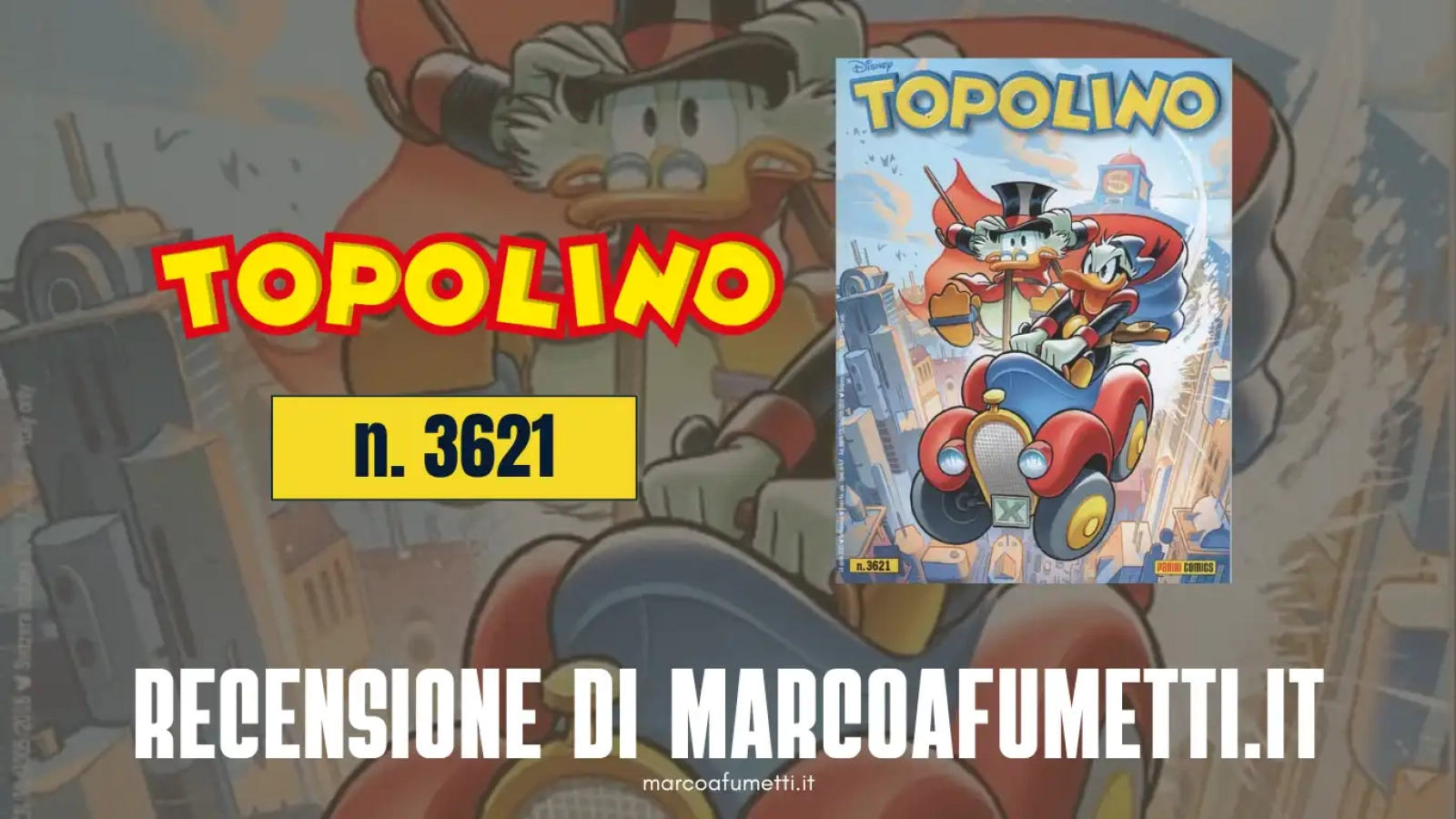 Topolino 3621 cover recensione marcoafumetti