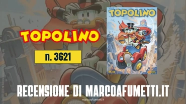 Topolino 3621 cover recensione marcoafumetti