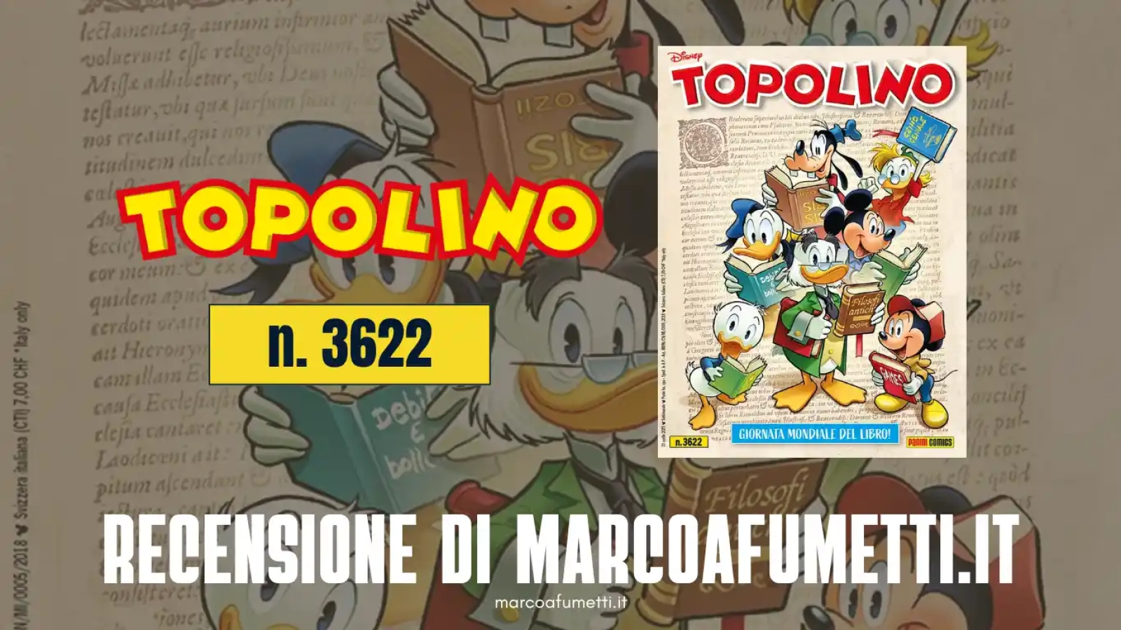 Topolino 3622 cover recensione marcoafumetti