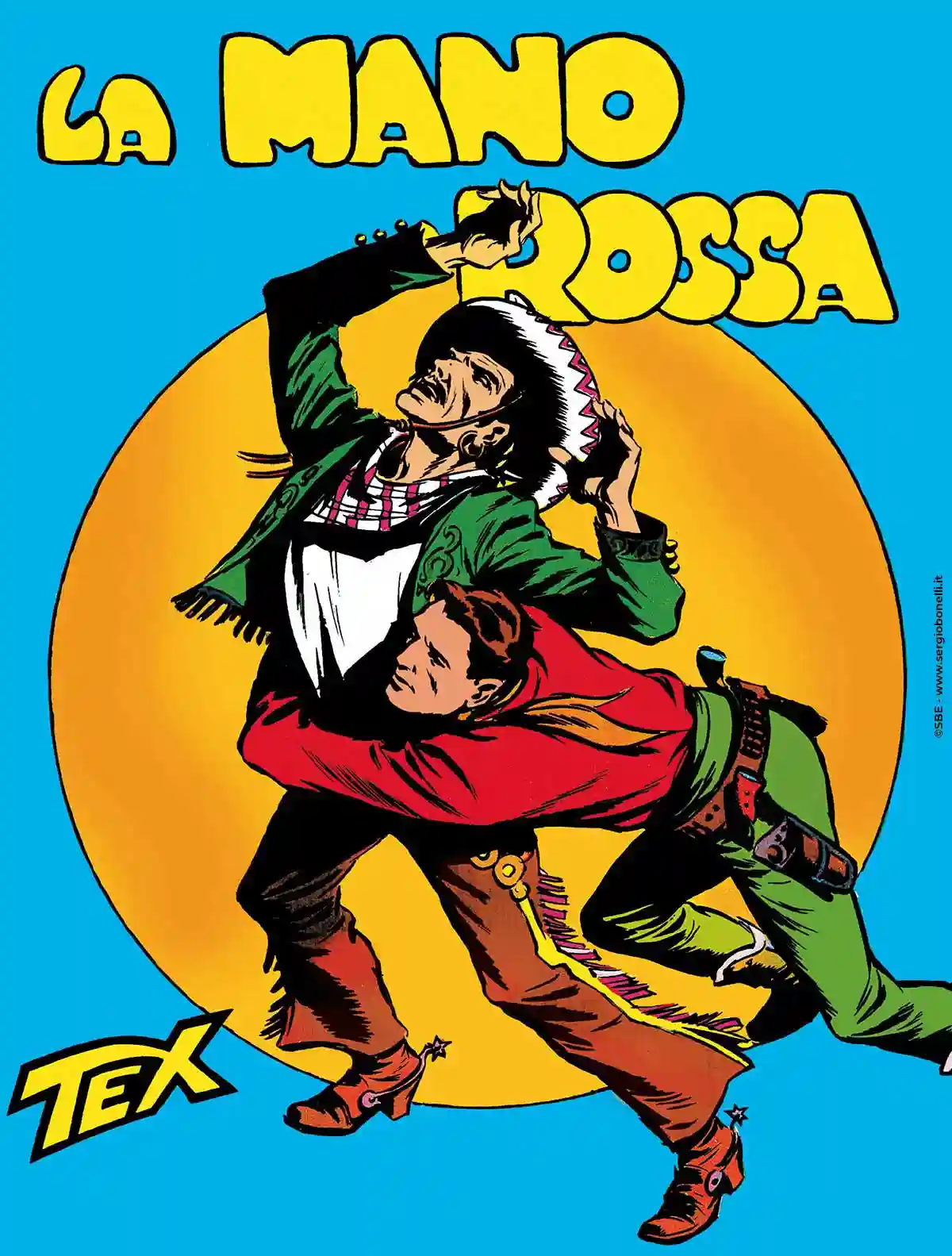 Tex la mano rossa cover