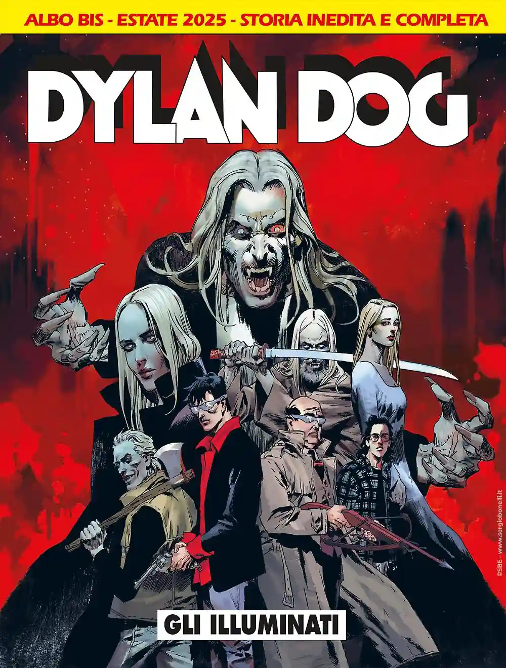 Dylan Dog 466 bis Gli Illuminati cover