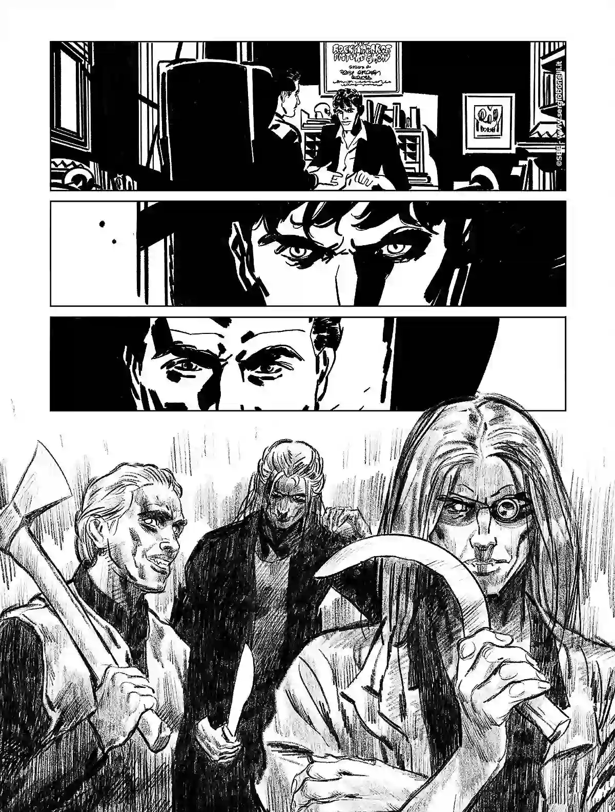 Dylan Dog 466 bis Gli Illuminati tavola 2