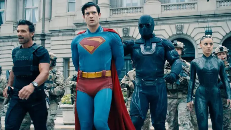 Superman arrestato nel film