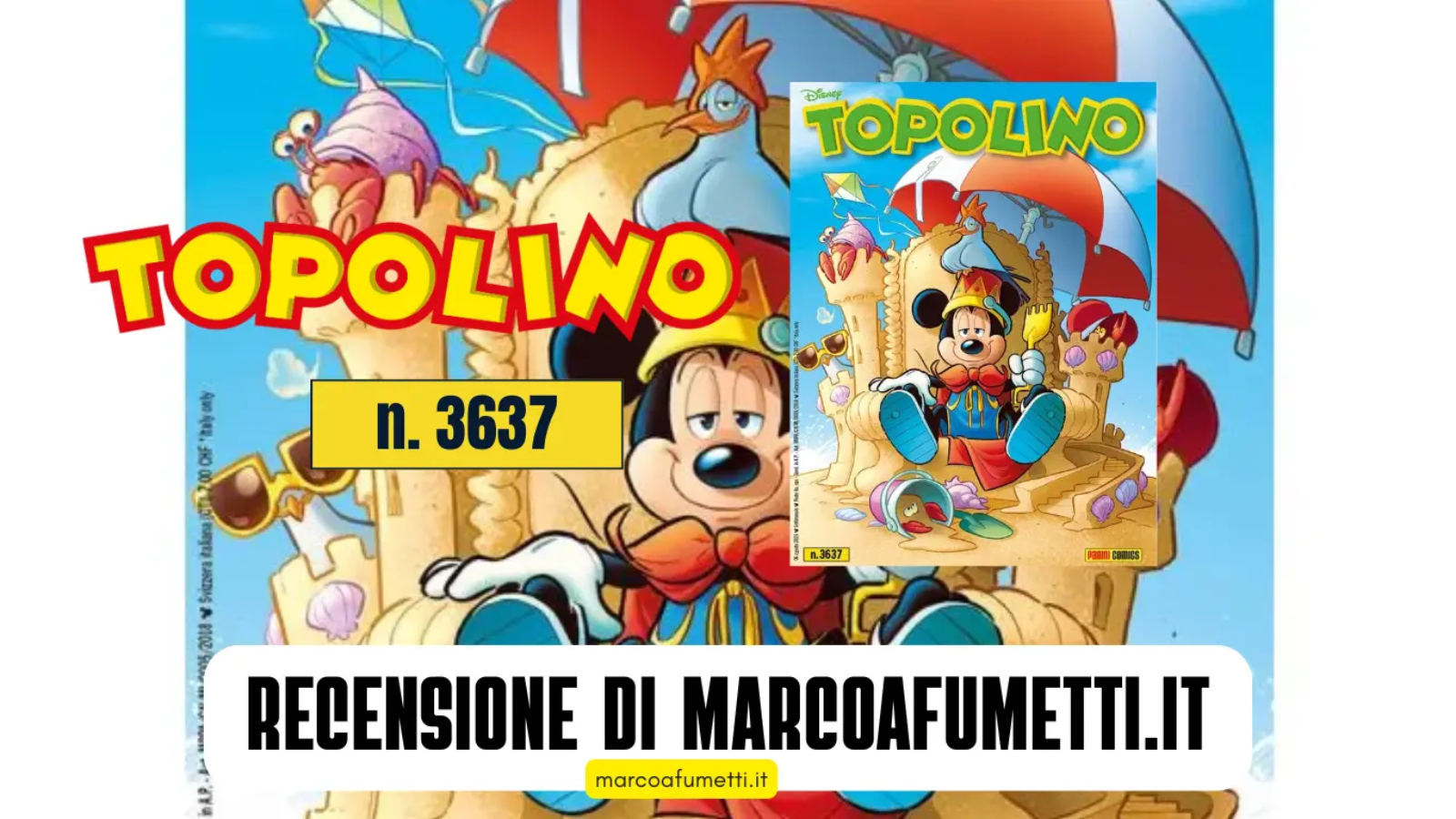 Topolino 3637 cover recensione