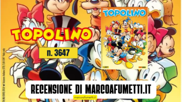 Topolino 3647 cover recensione