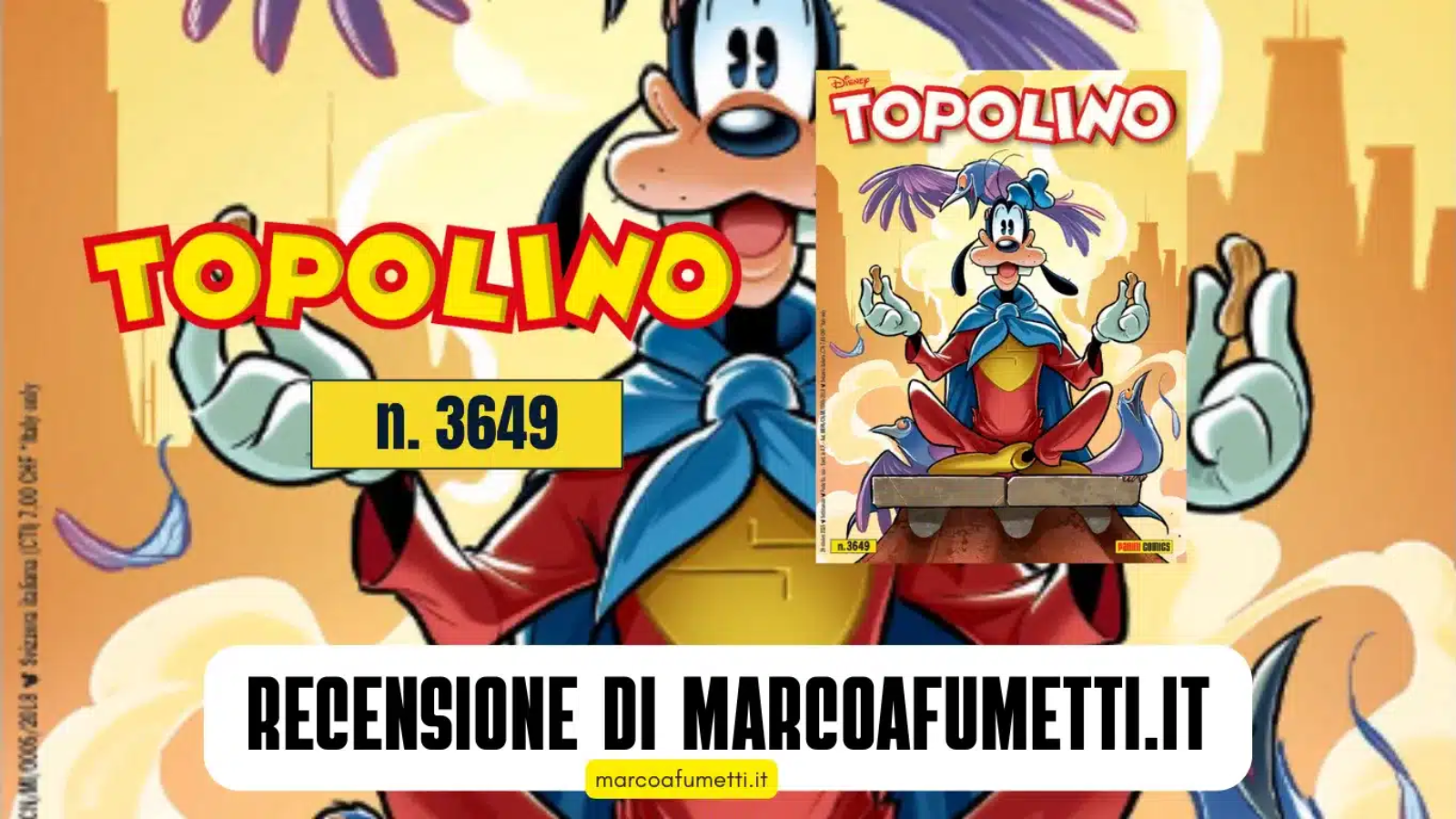 Topolino 3649 cover recensione marcoafumetti