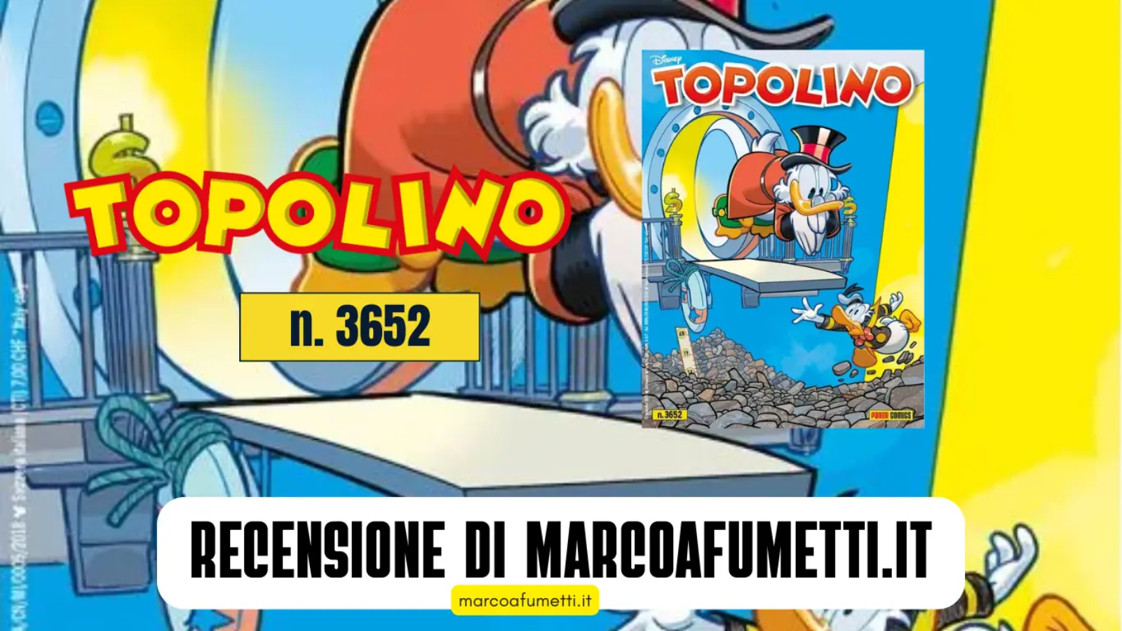 Topolino 3652 cover recensione