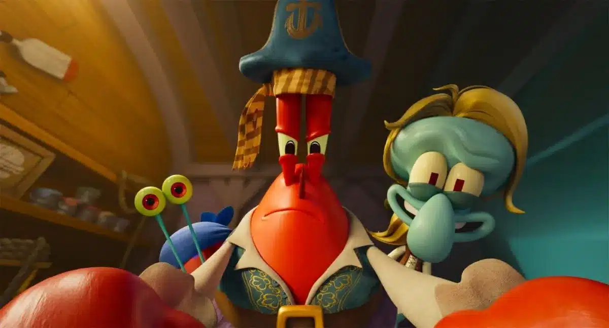 Mr. Krab e Squiddi in SpongeBob un'avventura da pirati