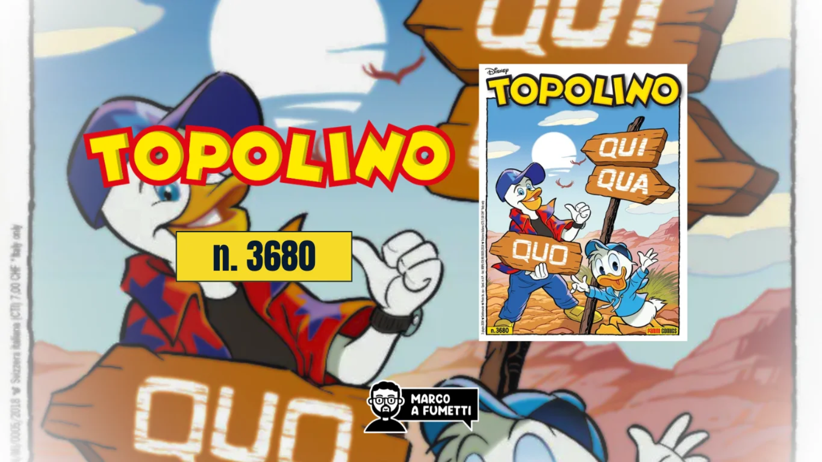 Topolino 3680 cover recensione
