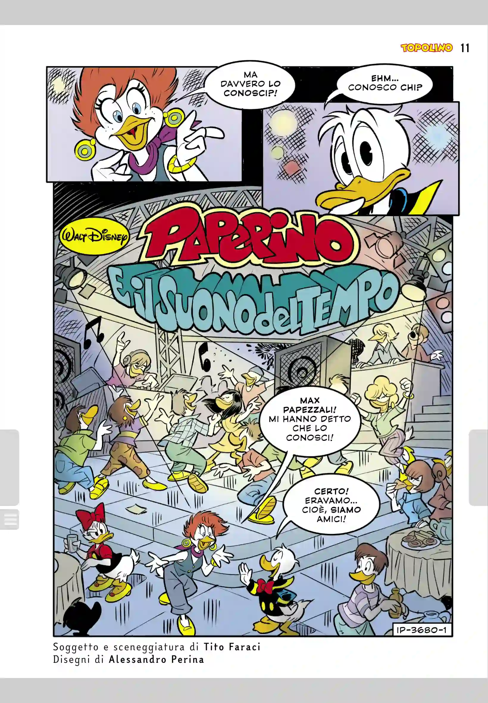 Paperino e il suono del tempo tavola