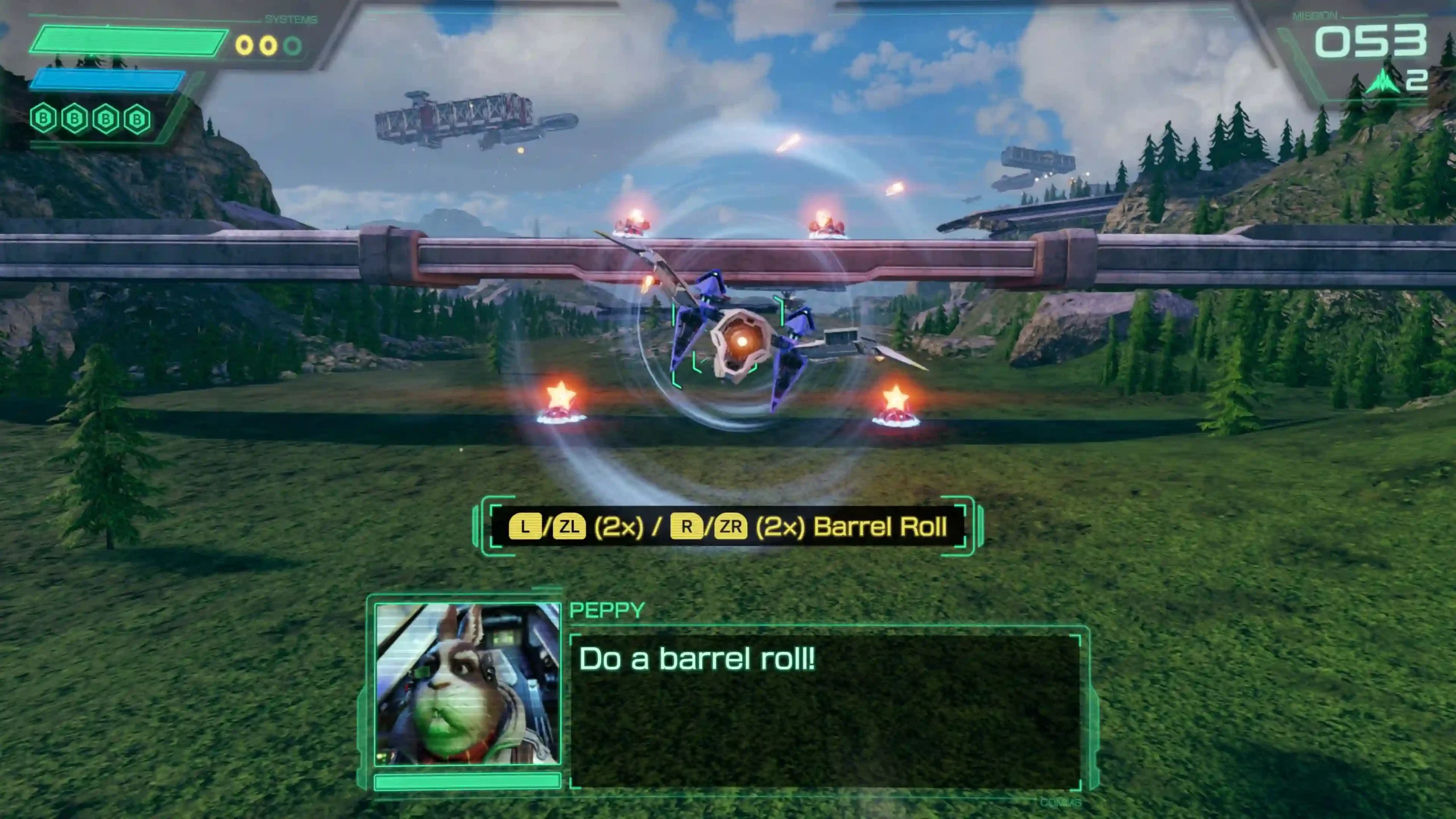 Volo in Star Fox